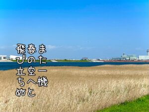 また一機春の空へと飛び立ちぬ
