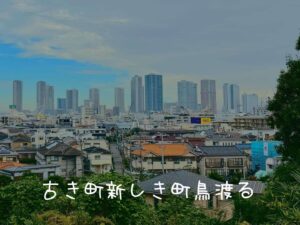 古き町新しき町鳥渡る