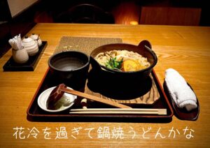 花冷を過ぎて鍋焼うどんかな