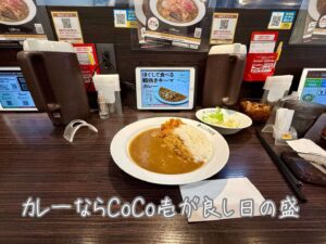 カレーならCoCo壱が良し日の盛