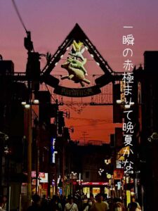 一瞬の赤極まりて晩夏かな