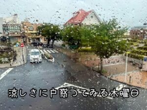 涼しさに戸惑つてゐる木曜日